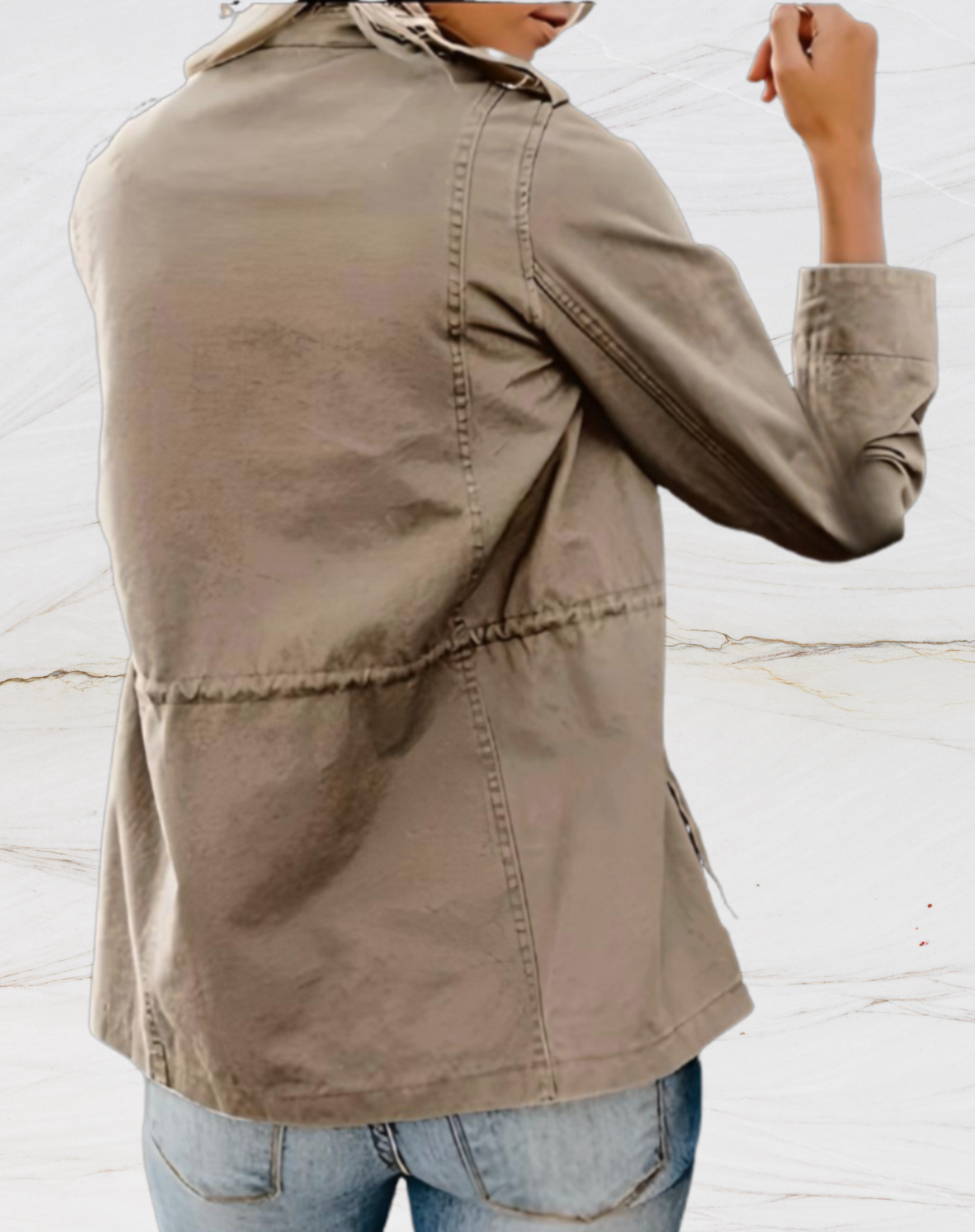 Thilde | Stilfuld Casual Utility Jakke